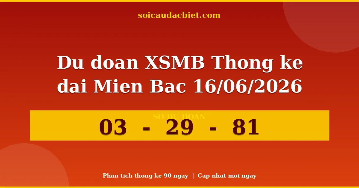 Thống kê lô gan Miền Bắc hôm nay 16/06 — Lô về chưa về lâu nhất