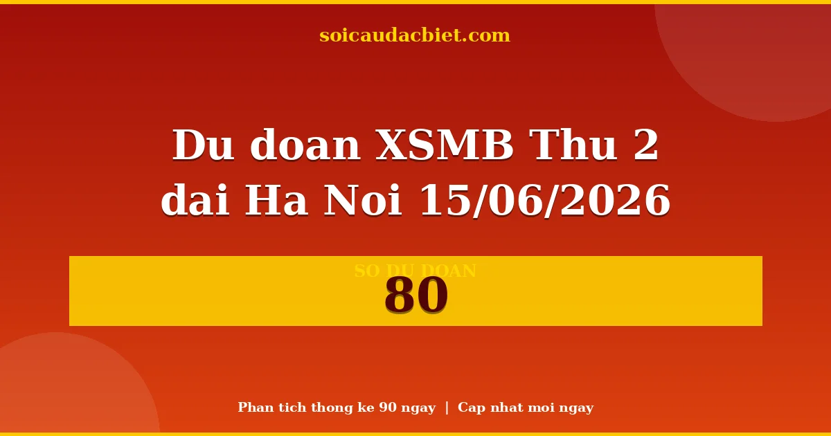 KQXS Hà Nội Thứ 2 15/06 — Kết quả xổ số Hà Nội hôm nay
