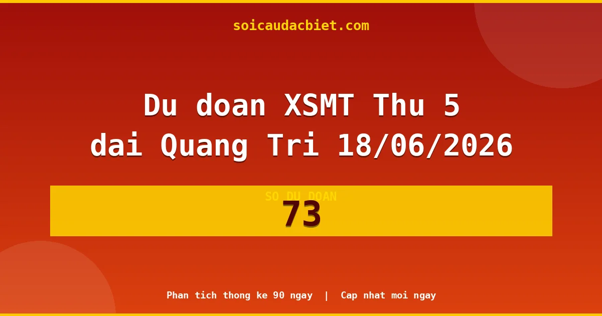 KQXS Quảng Trị Thứ 5 18/06 — Kết quả xổ số Quảng Trị hôm nay