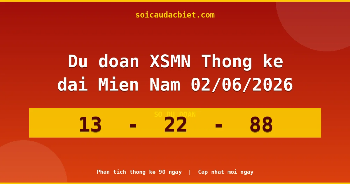 Thống kê lô gan Miền Nam hôm nay 02/06 — Lô về chưa về lâu nhất
